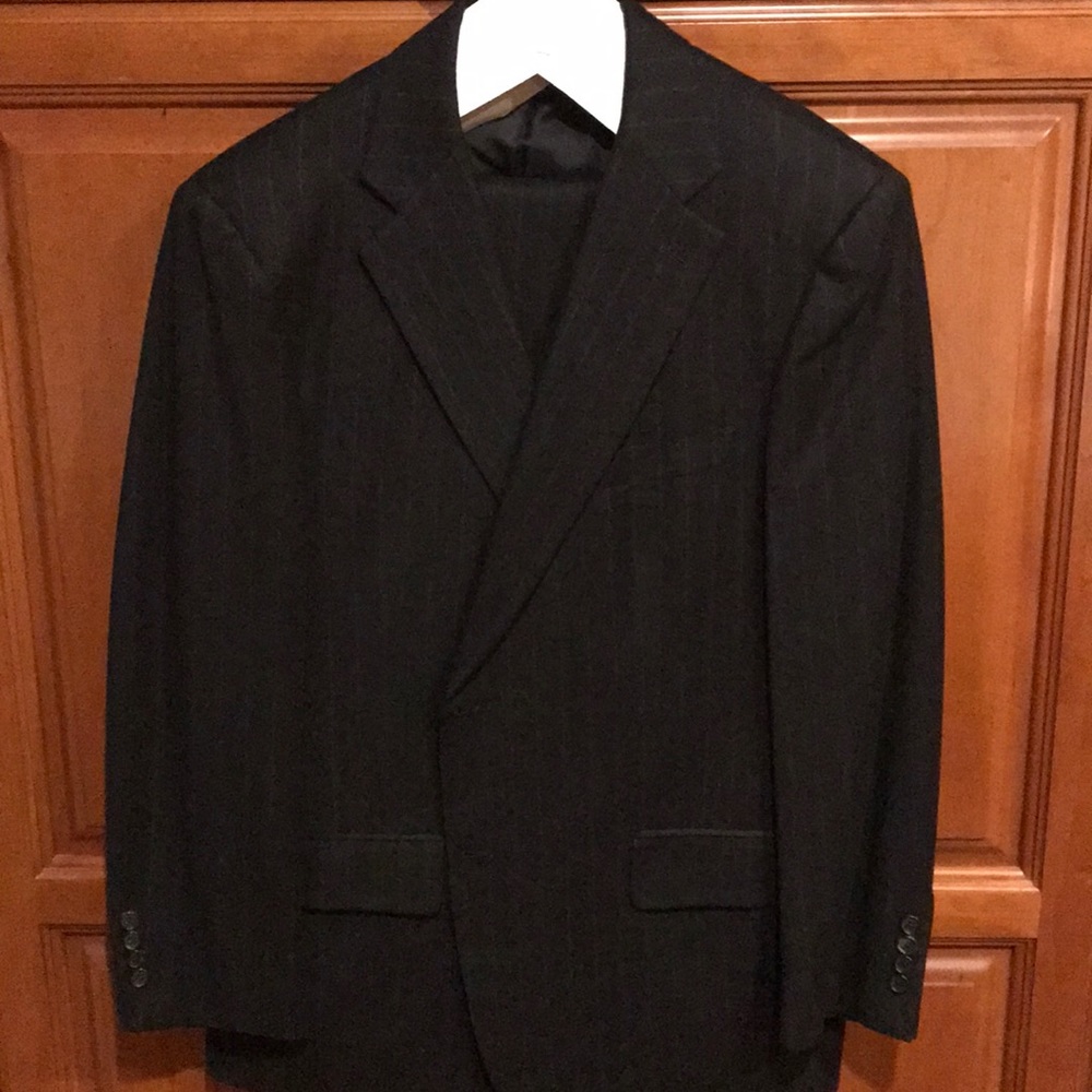 Dark charcoal gray  Brooks Brothers  suit